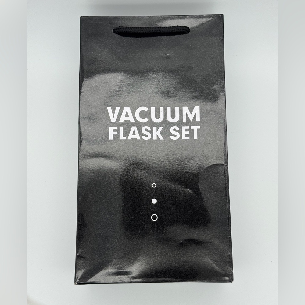 Pink Stainless Steel Vacuum Bottle Set with Cups - Picture 2 of 2